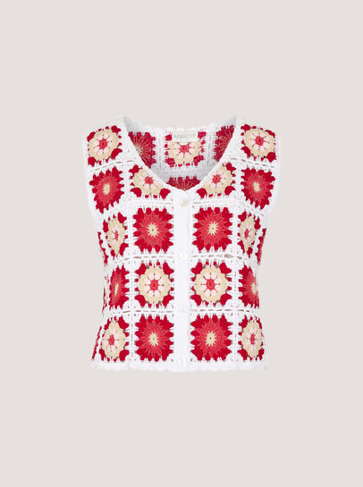 Crochet Squares Vest Top