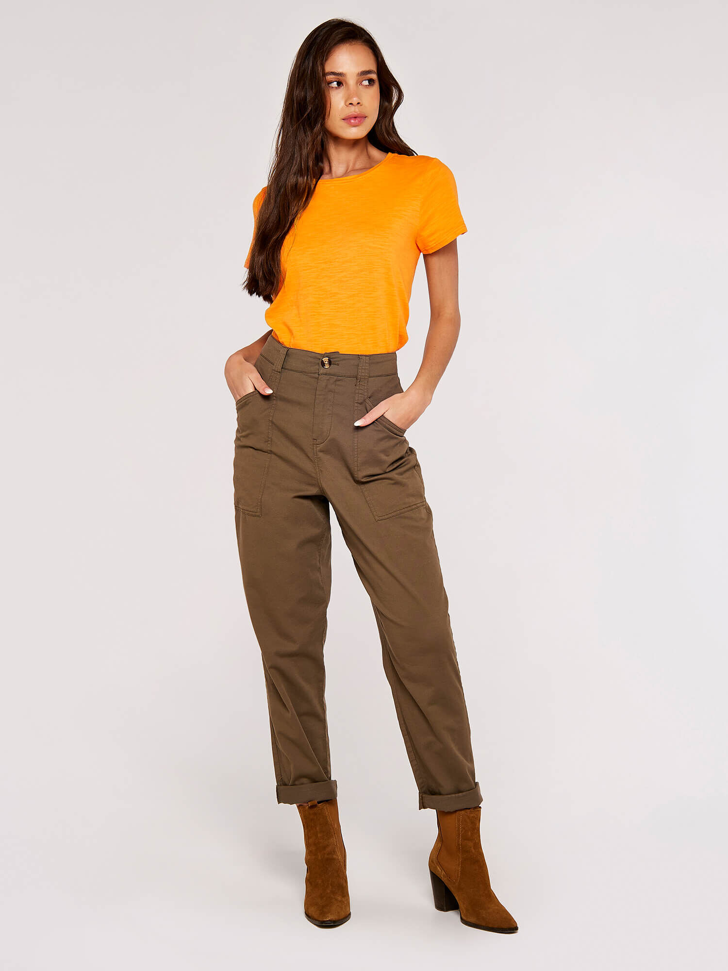 Orange high low top new arrivals