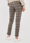 Check Jacquard Trousers, Black, large