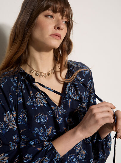 Folk Floral Blouse