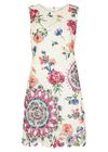 Spirograph And Rose Lace Shift Dress, Pink, large