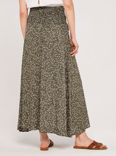 Ditsy Floral Wrap Skirt