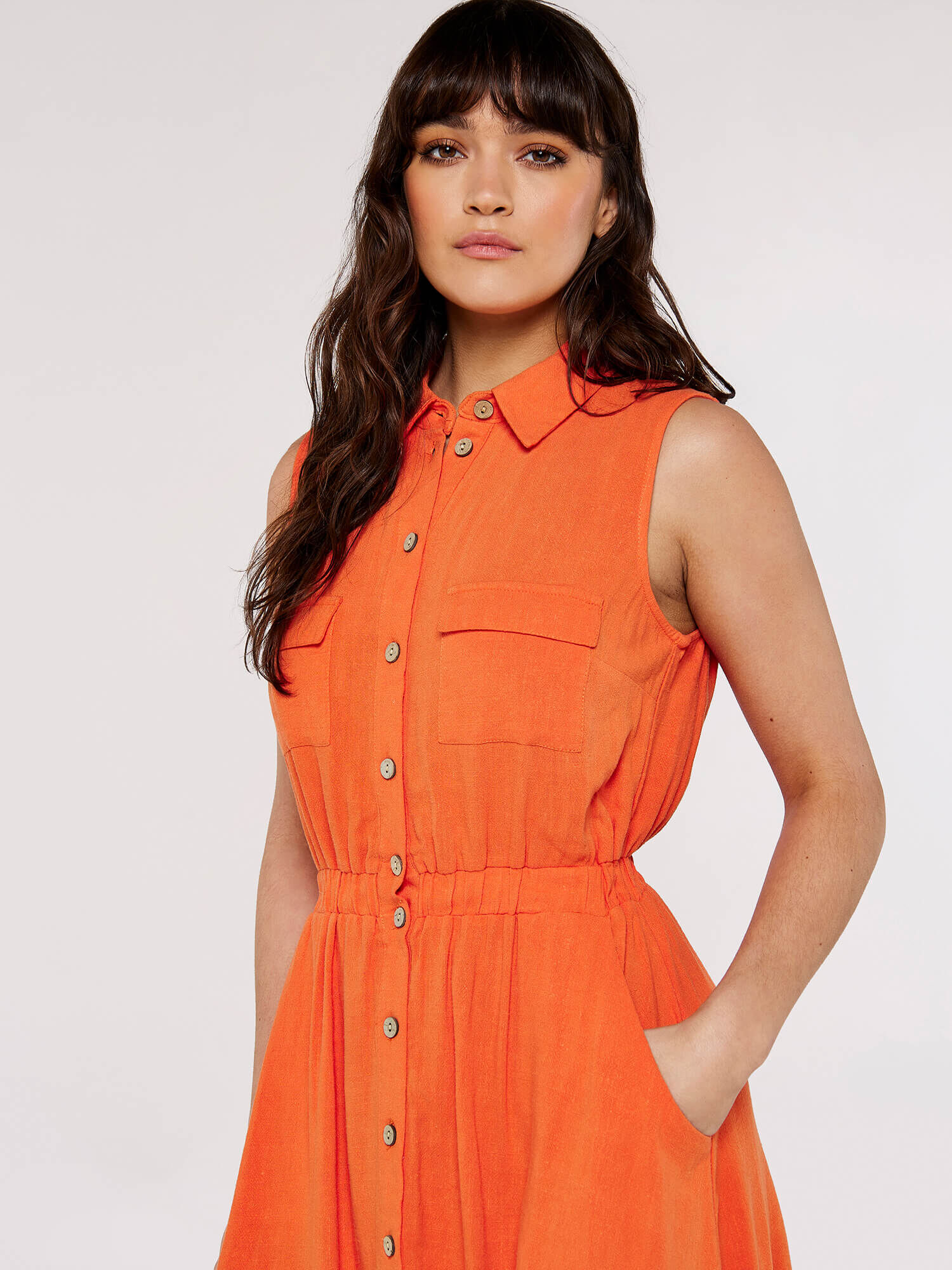 Sleeveless shirt shop dress uk