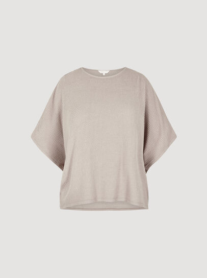 Curve Waffle Knit Top