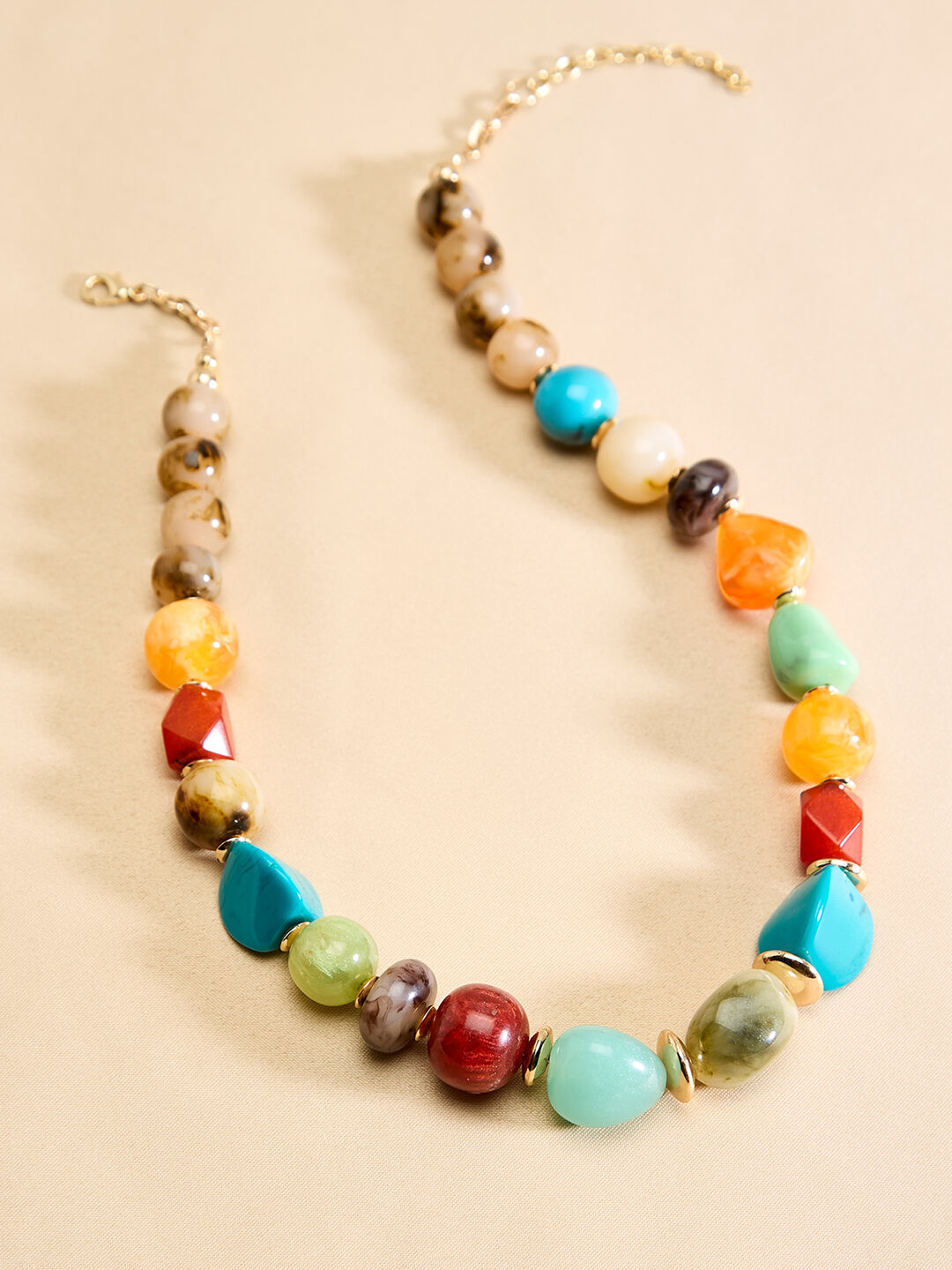 Image of Multi Colour Beaded Necklace