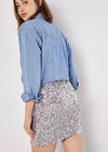 Sequin Pencil Mini Skirt, Mint, large