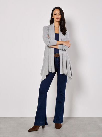 Chevron Waterfall Cardigan