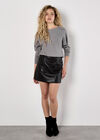 Pearl And Gem Embellished Jumper, Grey, large
