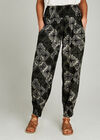 Khaki Layered Paisley Tile Joggers, Khaki, large