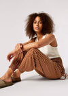 Diamond Print Smocked Jogger, Rust, large