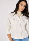 Lightweight Denim Jacket, Cream, large
