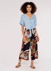 Lily Petal Culottes, Navy, large