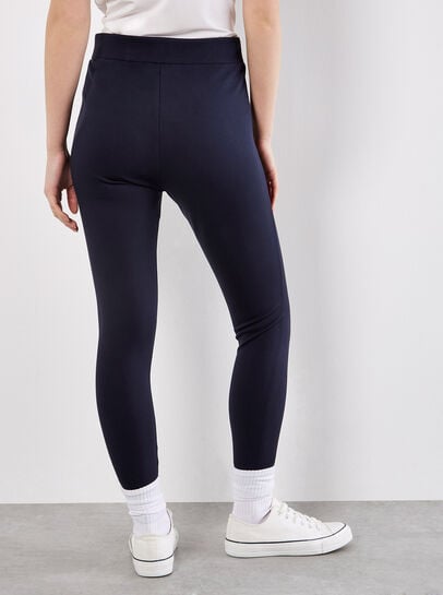 Zip Pocket Stretch Skinny Fit Leggings