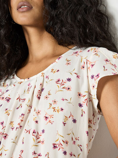 Ditsy Floral Lightweight Top