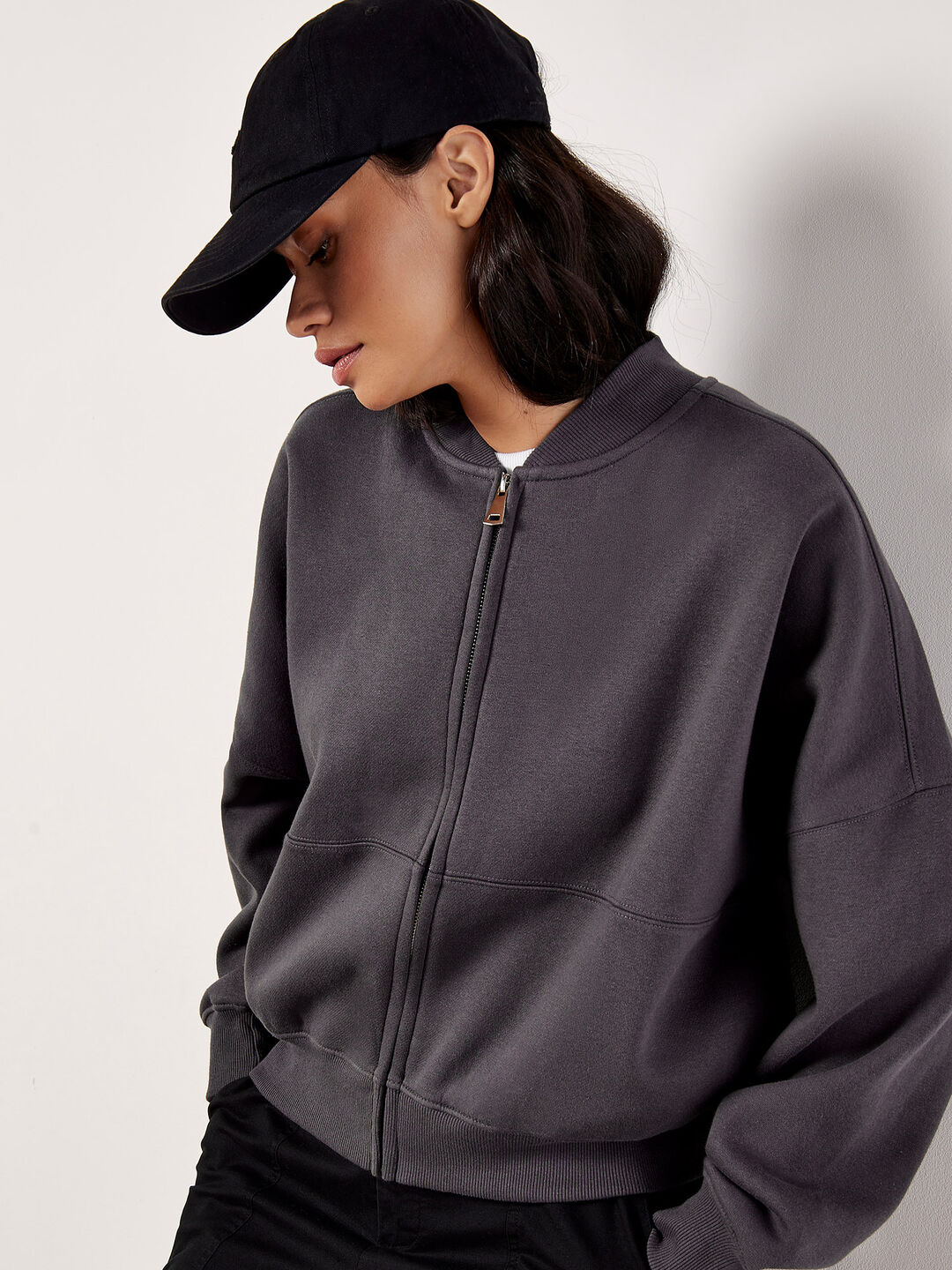 Sweatshirt Bomber Jacket
