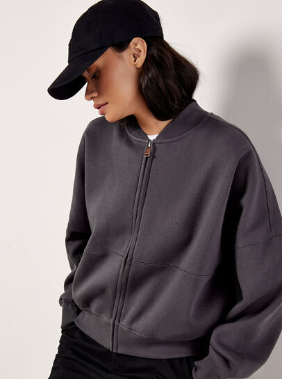 Sweatshirt Bomber Jacket