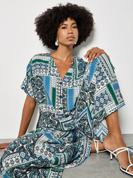 Folk Patchwork Blouse