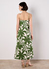 Floral Silhouette Cami Midi Dress, Green, large