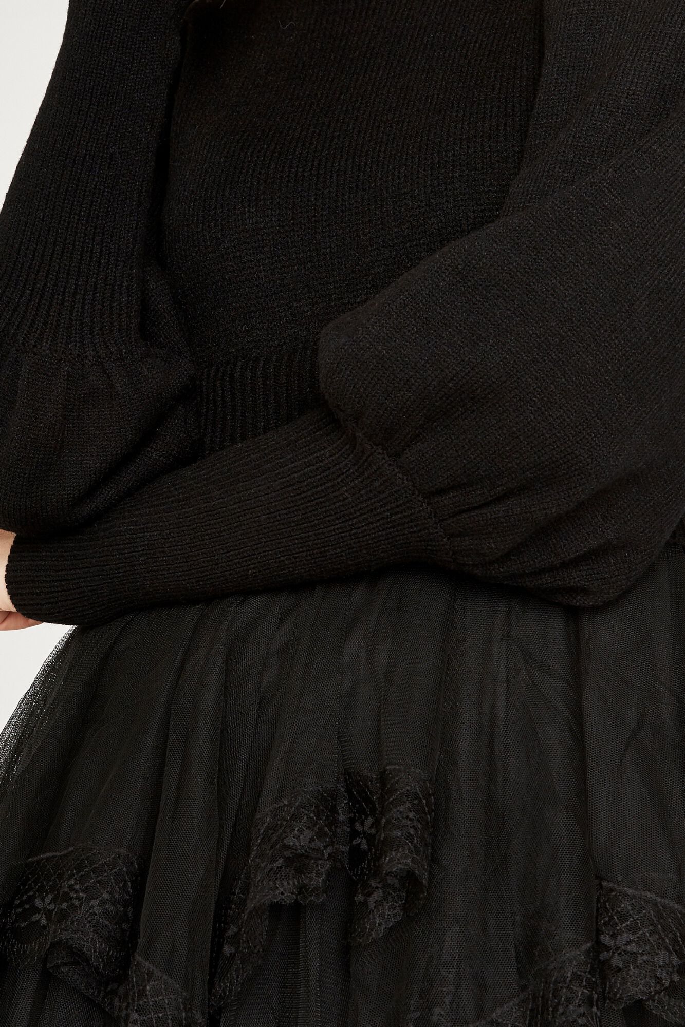 mesh jumper dress