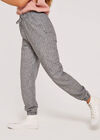 Pinstripe Drawstring Joggers, Navy, large