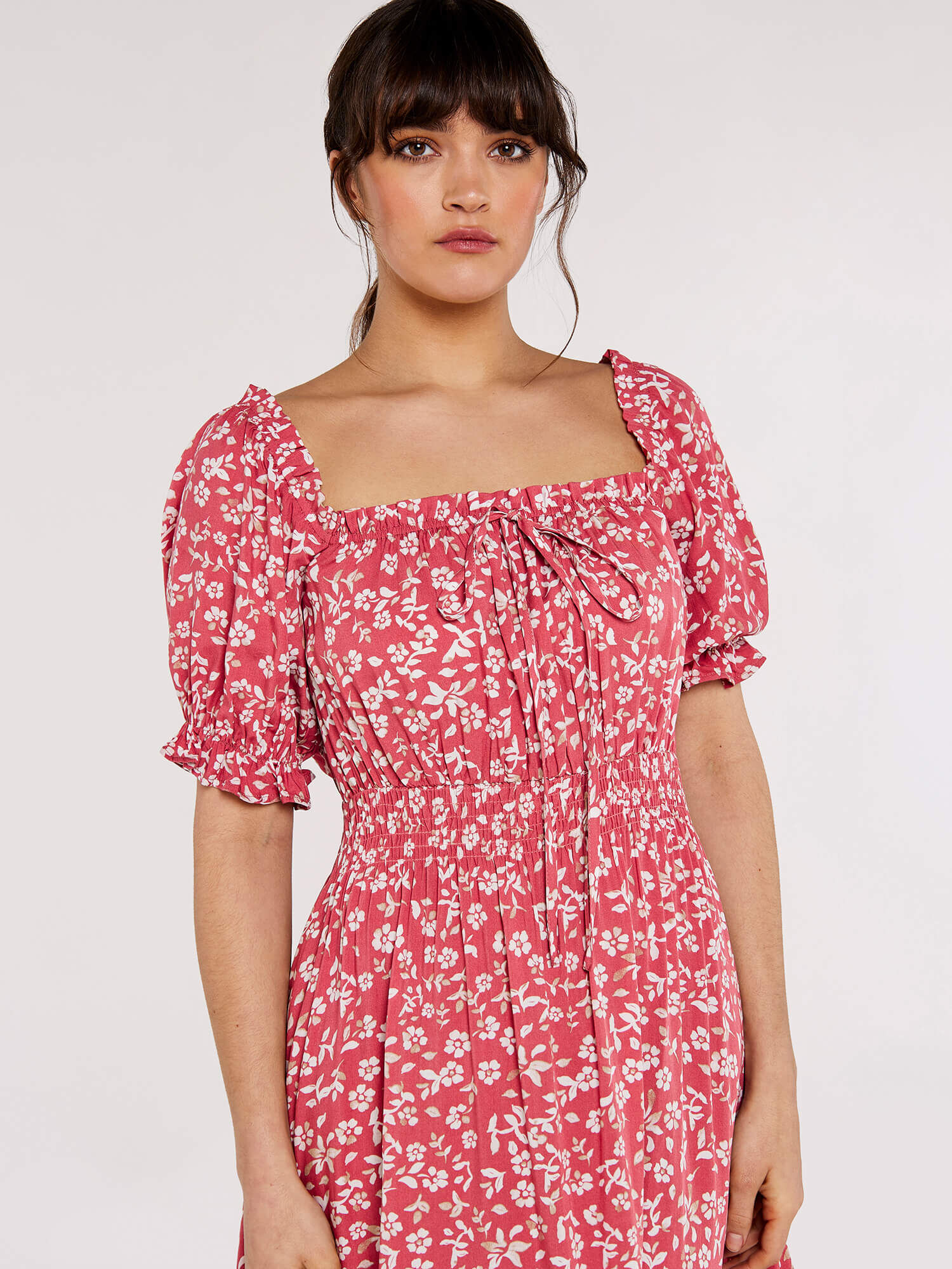 Milkmaid top dress midi