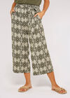 Ikat tile culotte, Khaki, large