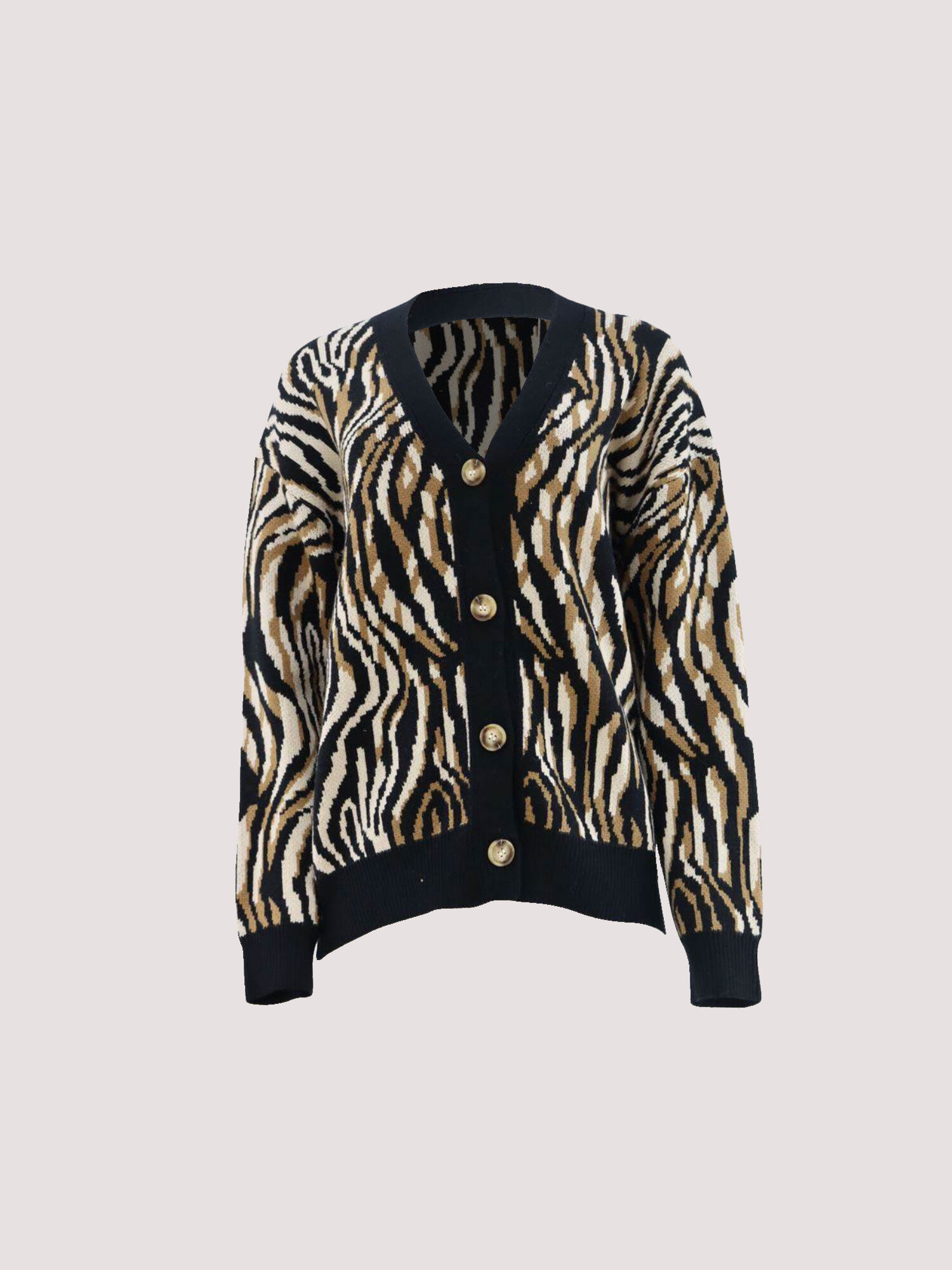 Zebra Mirage Oversize Cardigan