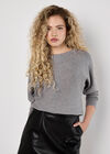 Pearl And Gem Embellished Jumper, Grey, large