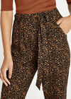 Black Animal Print Jogger, Black, large