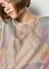 Abstract Leaf Jumper, Stone, large