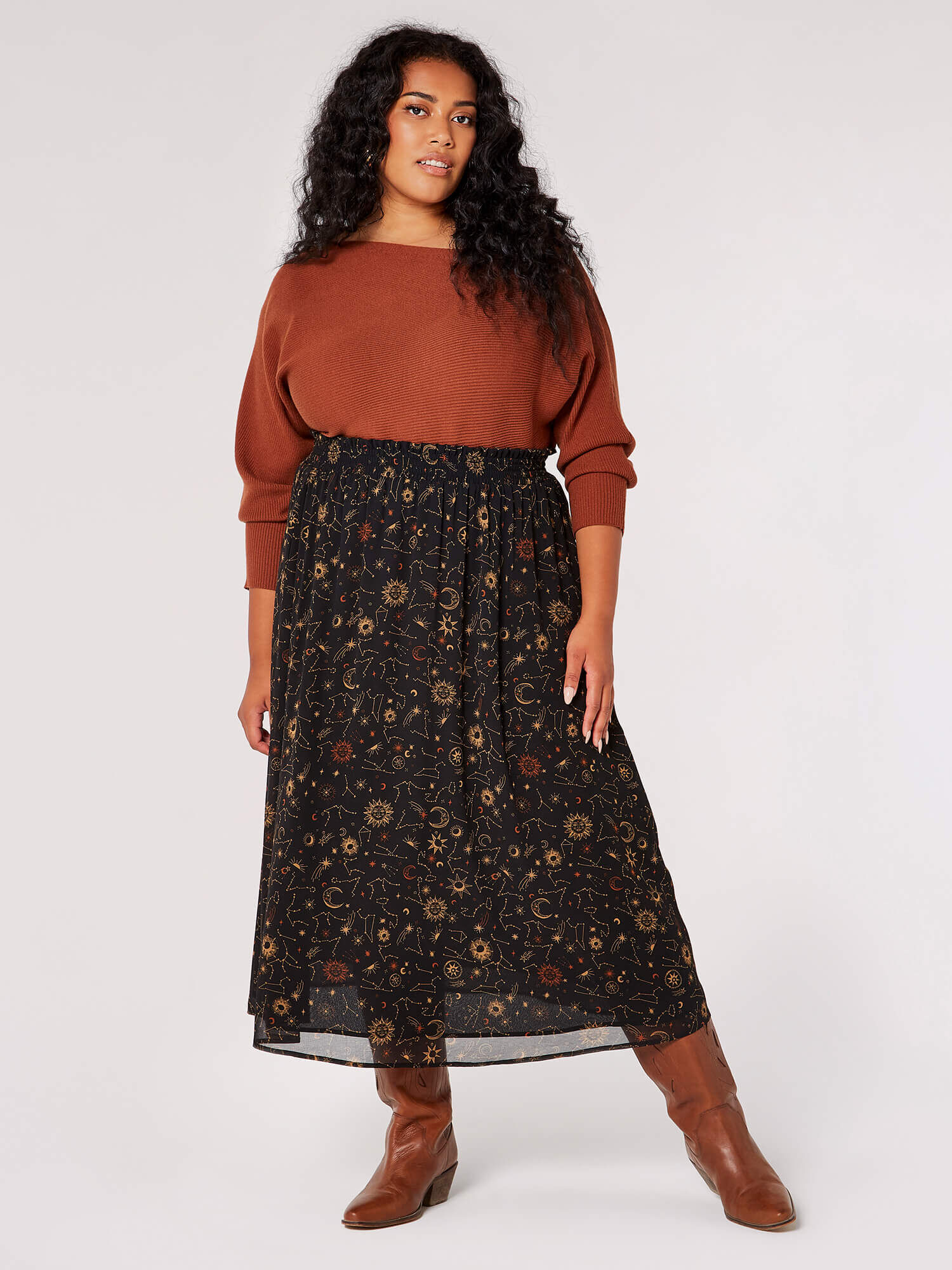 Maxi midi shop skirt
