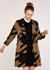 Hooded Oversized Coat, Stone, large