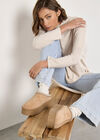 Soft Touch Wrap Tunic Top, Stone, large