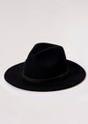 Wool Fedora, Black, large