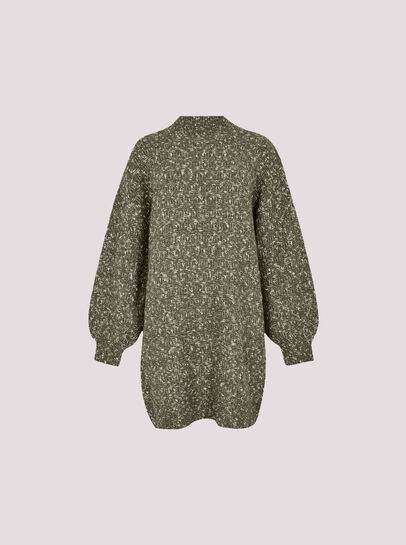 Flecked Knit Jumper Mini Dress