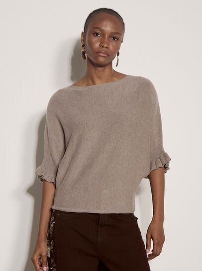 Soft Knit Batwing Top