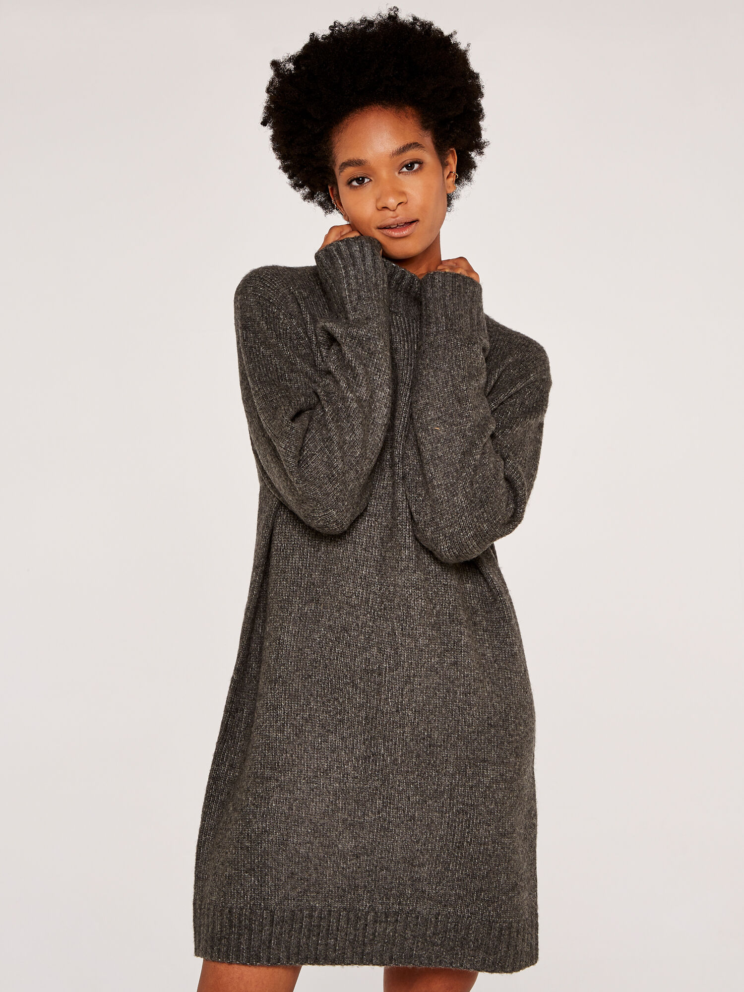 Charcoal jumper 2025 dress