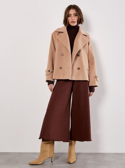 Tailored Short Peacoat Jacket