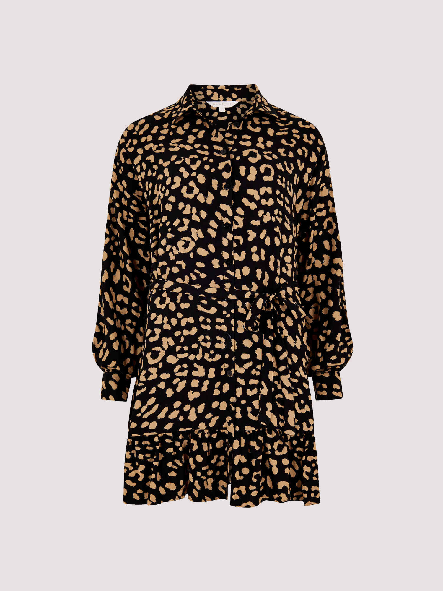 Leopard print sale dress shirt