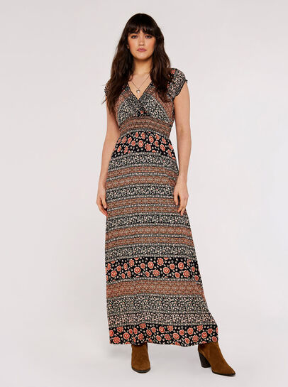 Folk Art Maxi Dress