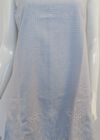 Blue Embroidered Hem Dress, Blue, large