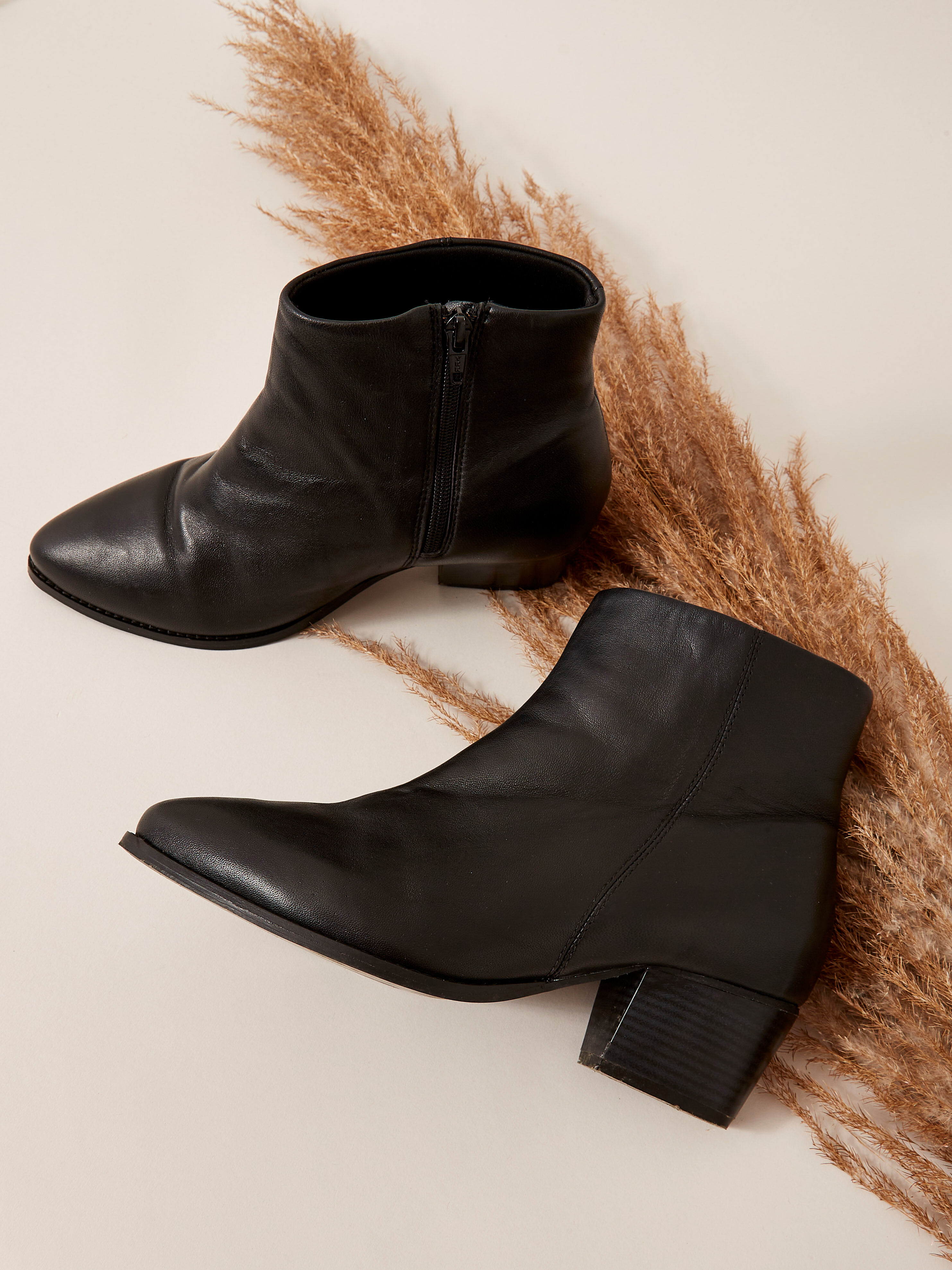 Black ankle boots deals