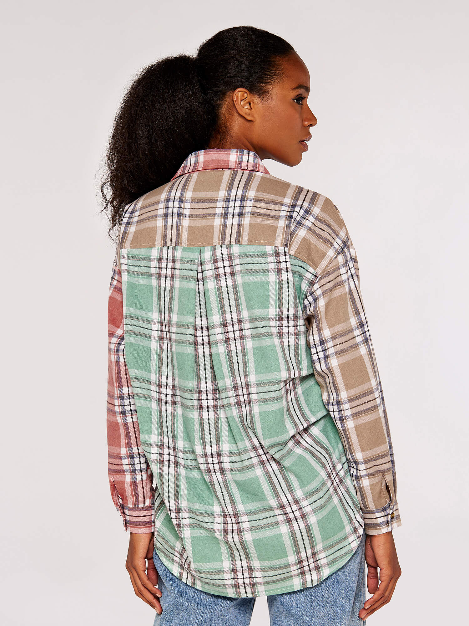 Mint plaid shirt best sale
