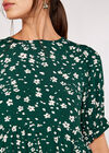 Ditsy Tiered Top, Green, large