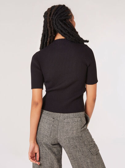 Ribbed Knit Top
