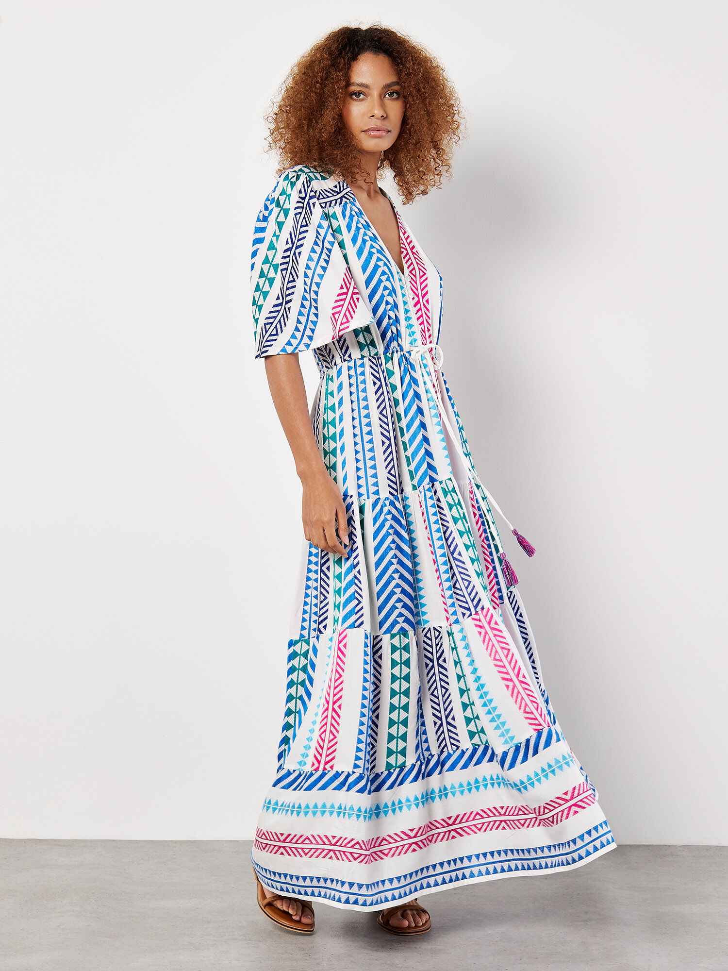 Stripe maxi dress uk on sale