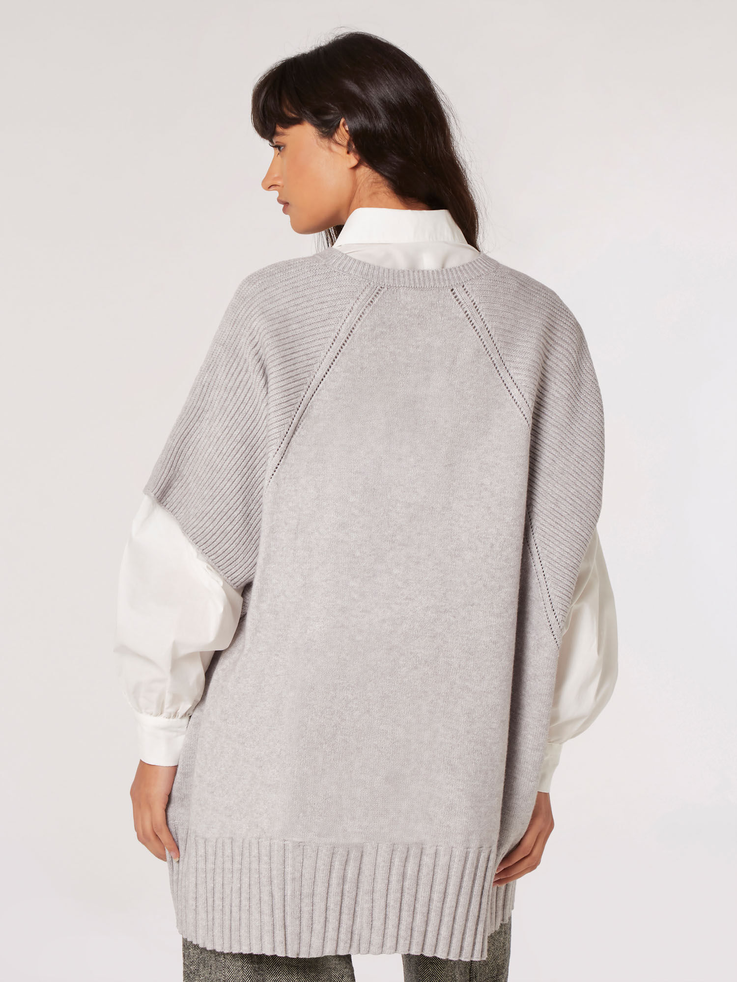 Oversized poncho hot sale sweater