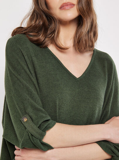 Soft Touch Oversized Batwing Top