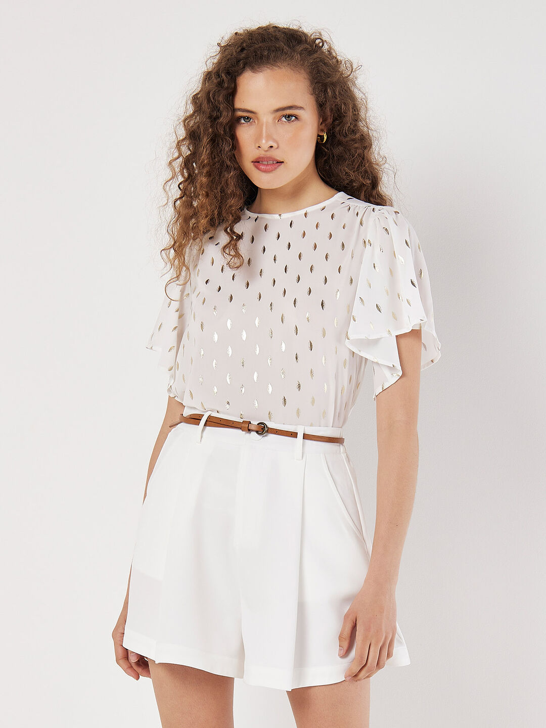 Image of Gold Foil Blouse