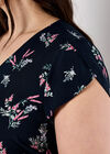 Botanical Bunches Maxi Dress, Navy, large